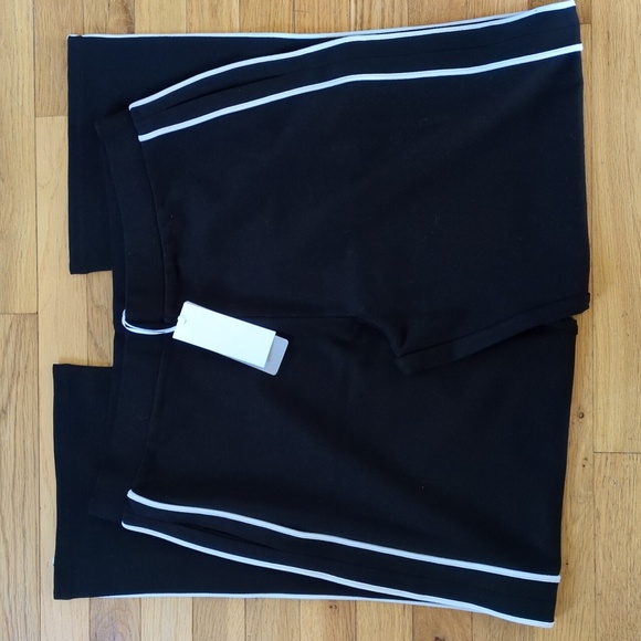 The White Company Double Side Stripe Jersey Trouser In Black Size 16 - Picture 7 of 11